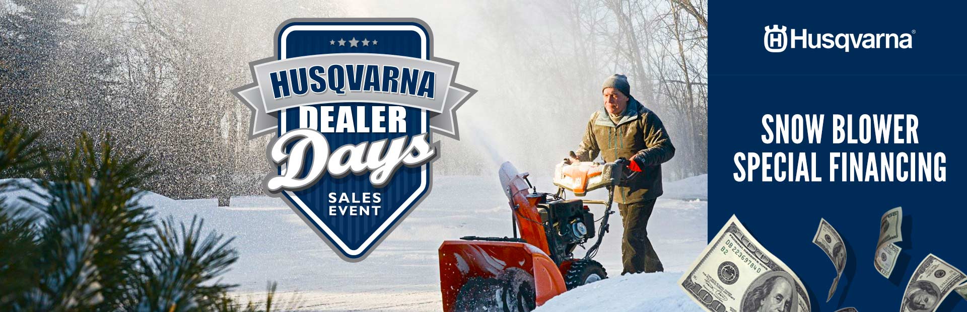 Husqvarna: Snow Blower Special Financing